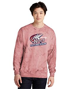 Comfort Colors® Color Blast Crewneck Sweatshirt - Front Imprint - Future Stars