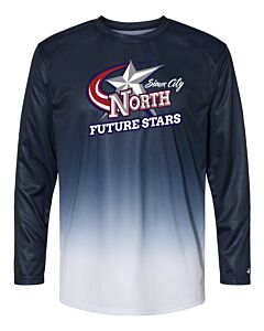 Badger - Ombre Long Sleeve T-Shirt - Front Imprint - Future Stars