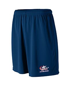 YOUTH WICKING MESH ATHLETIC SHORTS - Embroidery - Future Stars