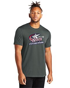 Mercer+Mettle™ Stretch Jersey Crew - Front Imprint - Future Stars-Anchor Gray