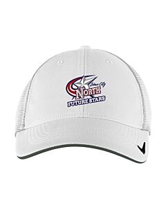 Nike Stretch-to-Fit Mesh Back Cap - Embroidery - Future Stars-White/White