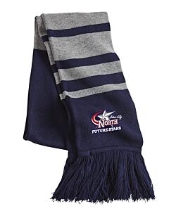 Sportsman - Soccer Scarf  - Embroidery - Future Stars-Navy/Heather Grey