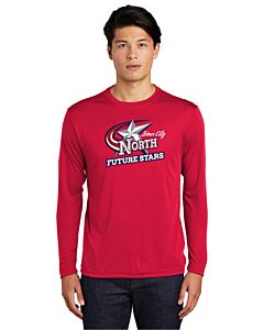 Sport-Tek® Long Sleeve PosiCharge® Competitor™ Tee - Front Imprint - Future Stars