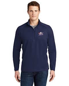 Sport-Tek® Sport-Wick® Stretch 1/2-Zip Pullover - Embroidery - Future Stars-True Navy