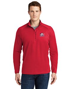 Sport-Tek® Sport-Wick® Stretch 1/2-Zip Pullover - Embroidery - Future Stars-True Red