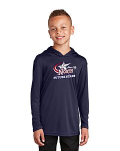 Sport-Tek ® Youth PosiCharge ® Competitor ™ Hooded Pullover - Front Imprint - Future Stars-True Navy