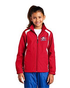 Sport-Tek® Youth Colorblock Raglan Jacket - Embroidery - Future Stars